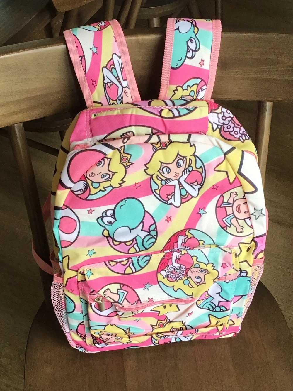 Rare Mario brothers Princess Peach full size backpack